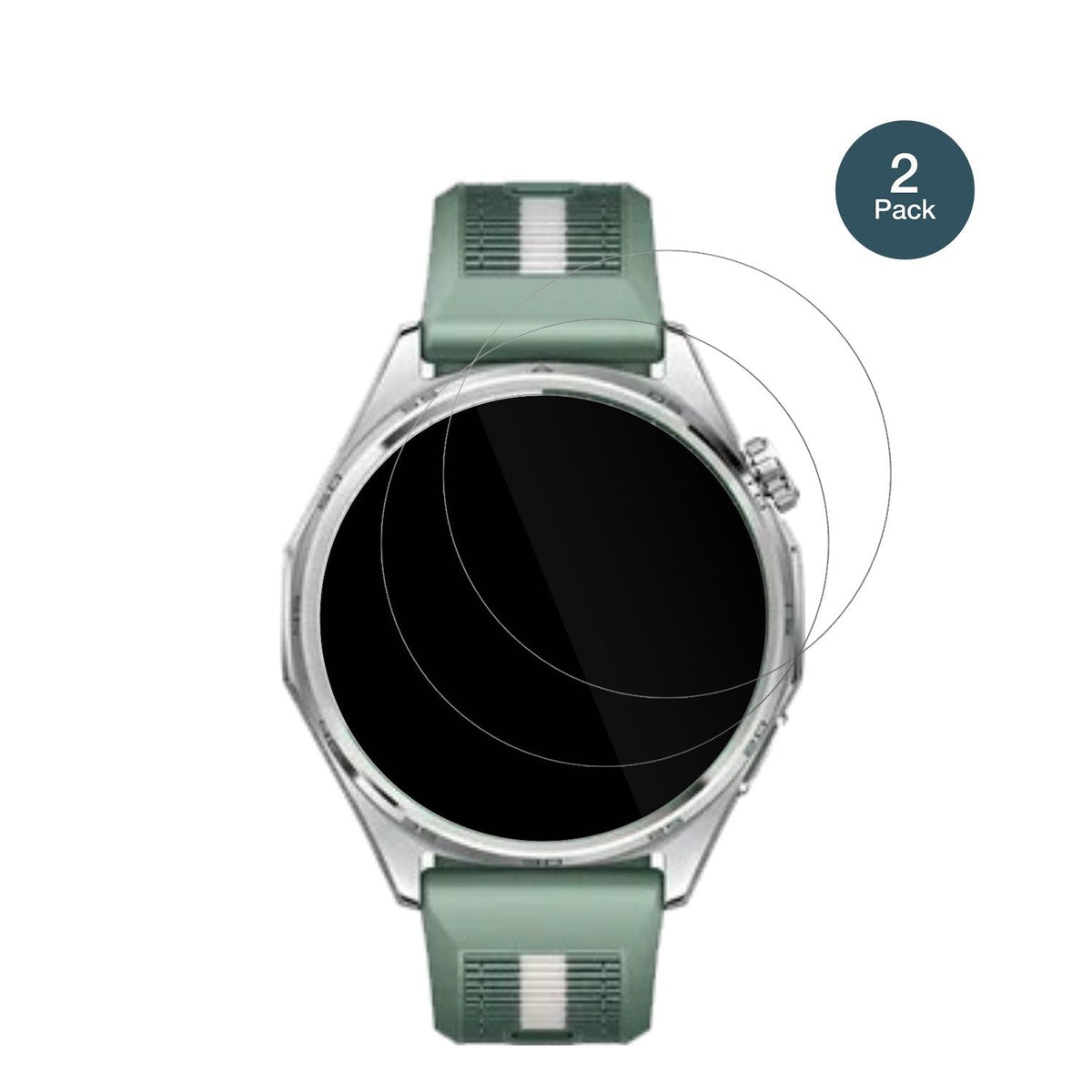 2x 9H Schutzfolie für Huawei Watch GT6 46mm Panzerfolie