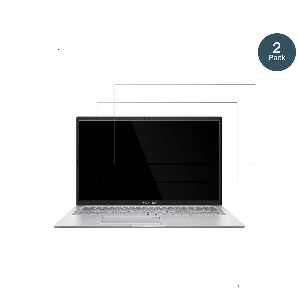 2x 9H Schutzfolie für ASUS 17.3 Zoll i1355U Panzerfolie