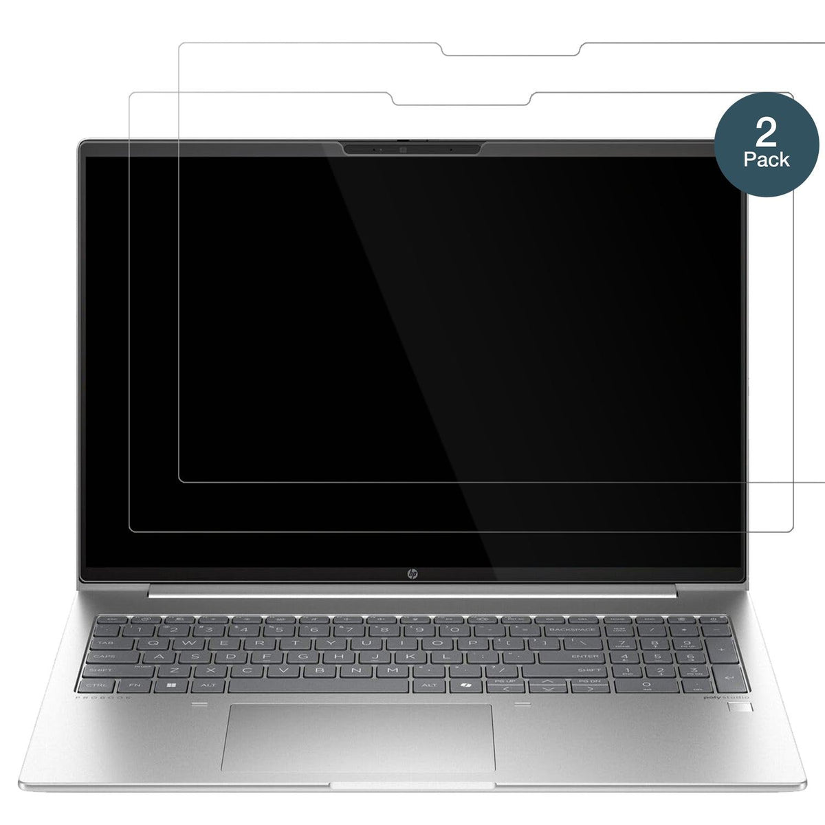 2x 9H Schutzfolie für HP ProBook 460 G11 16 Zoll Panzerfolie