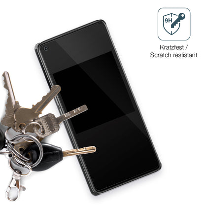 dipos Displayschutz für Oppo K10 Pro, transparente Oberfläche, perfekte Passform auch für die Rundungen