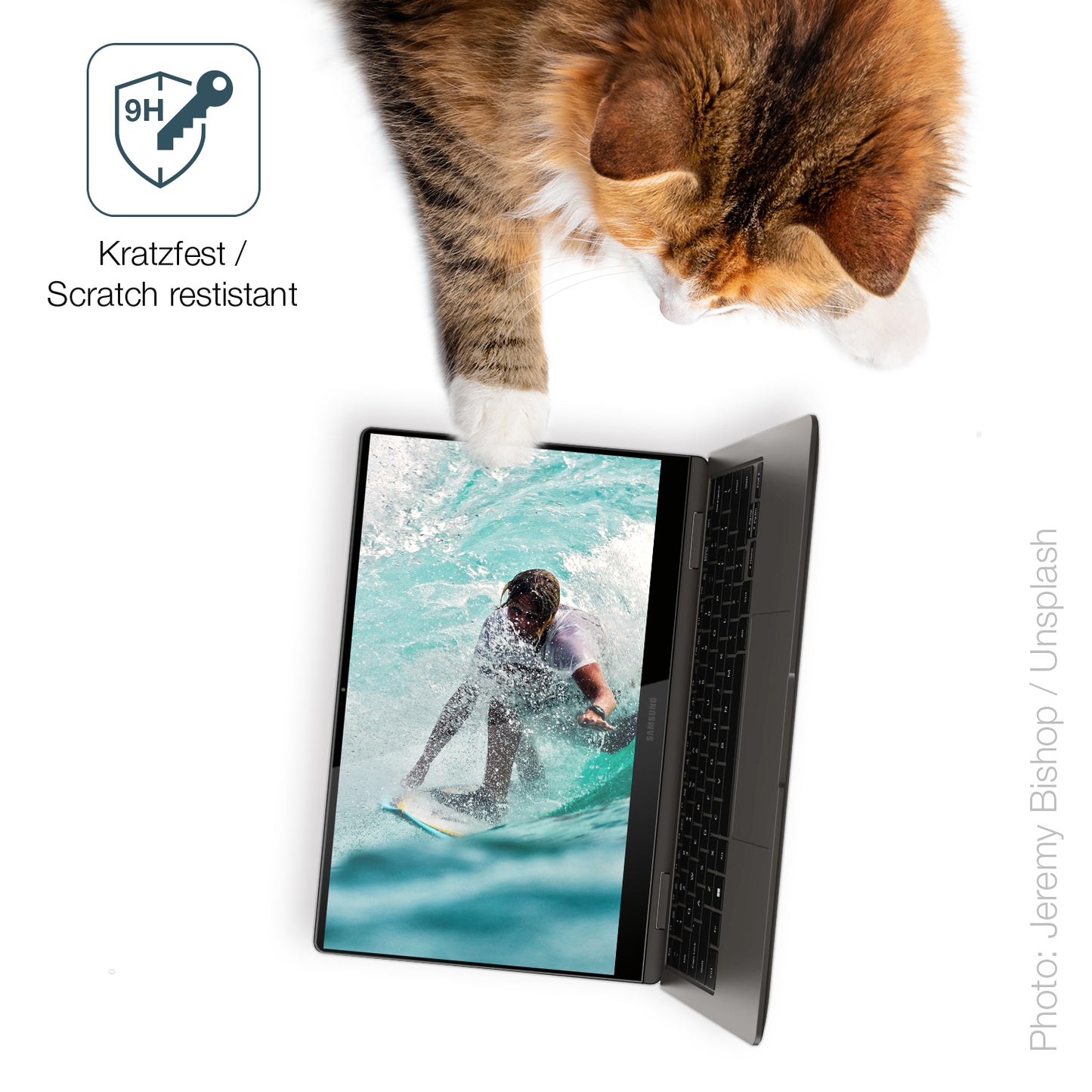 2x 9H Schutzfolie für Samsung Galaxy Book 3 360 13.3 NP730QFG Panzerfolie