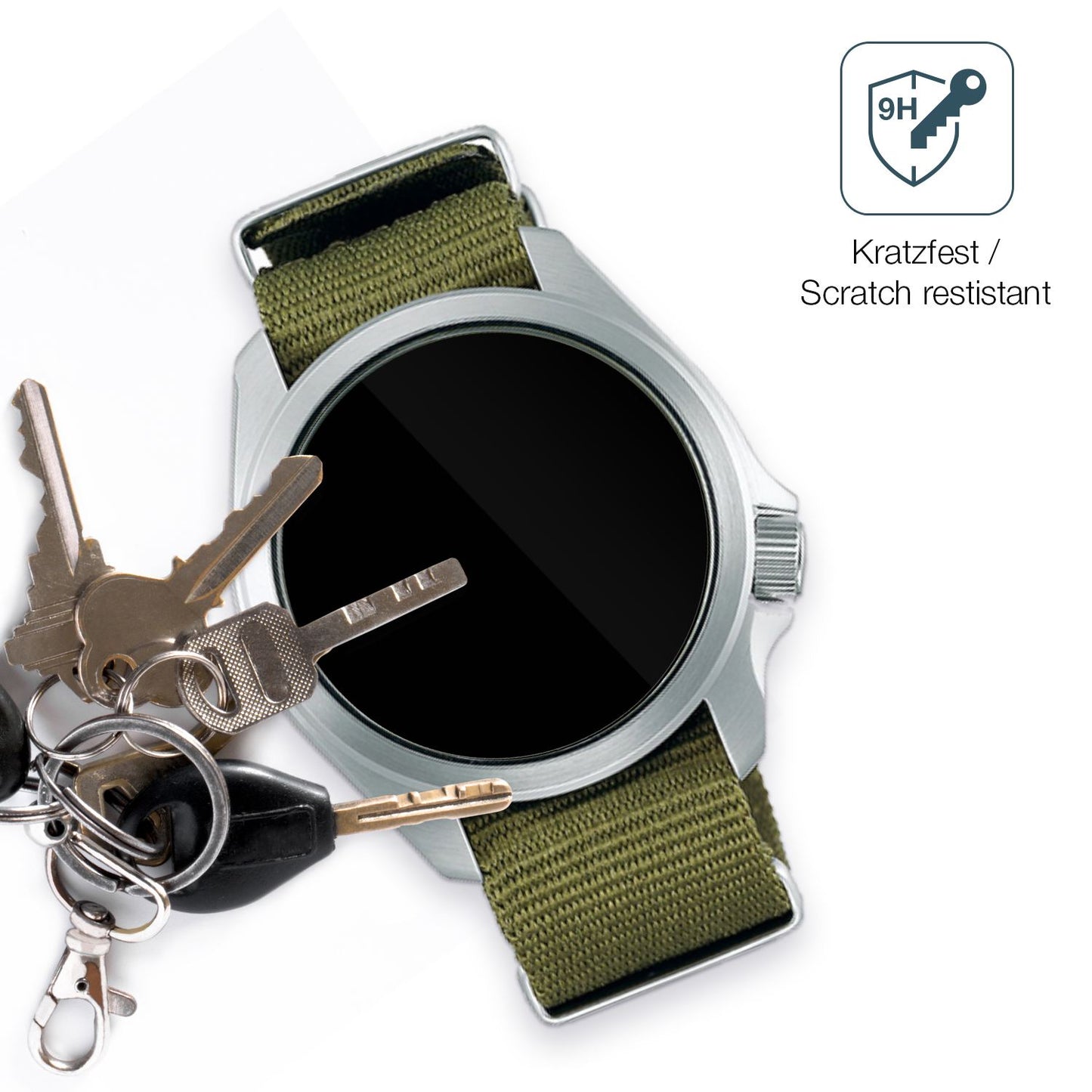 2x 9H Schutzfolie für Seiko 5 Sports SBSA055 Panzerfolie