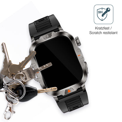 2x 9H Schutzfolie für VicBou 2.01 Zoll Smartwatch Panzerfolie