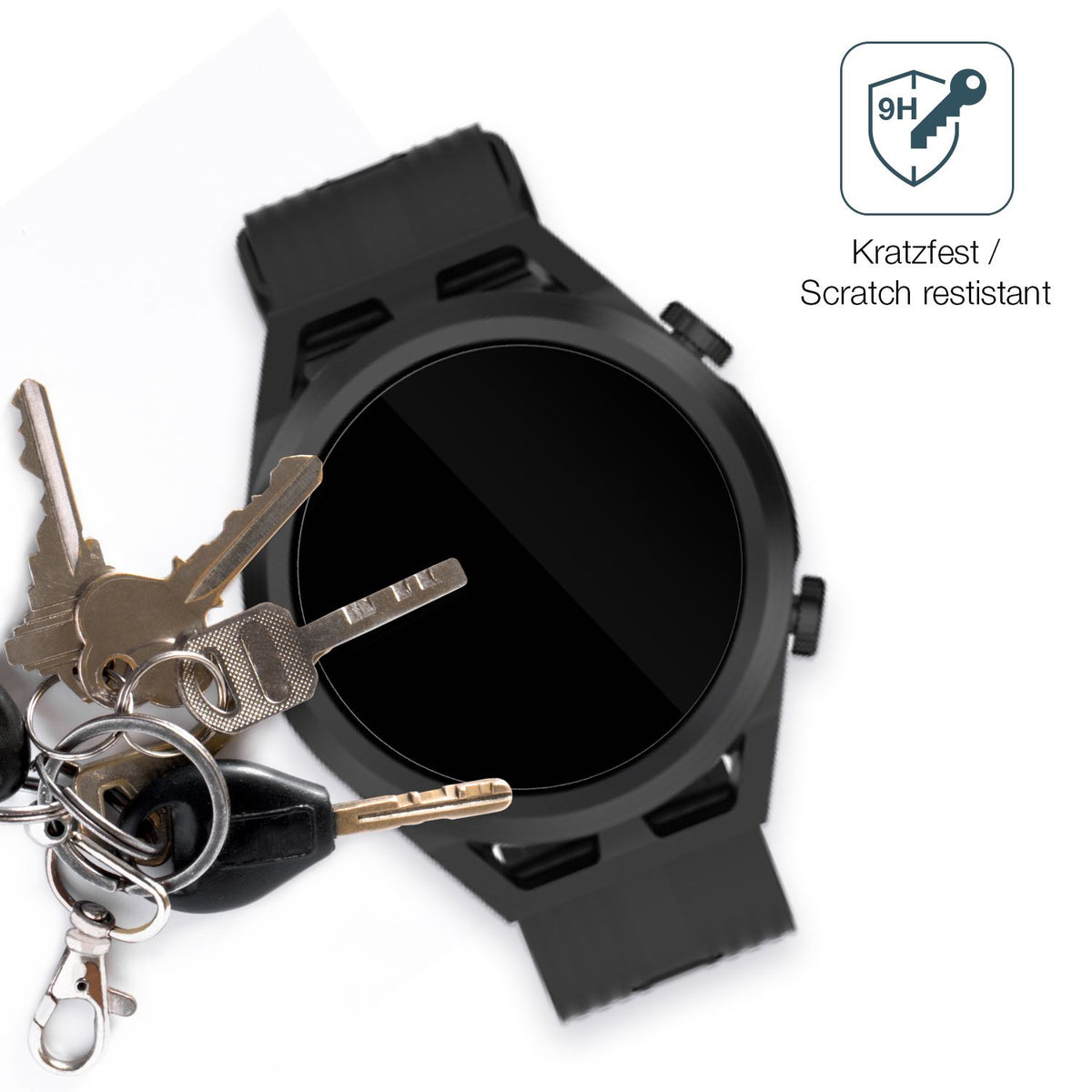2x 9H Schutzfolie für Blackview R8 Pro Smartwatch Panzerfolie