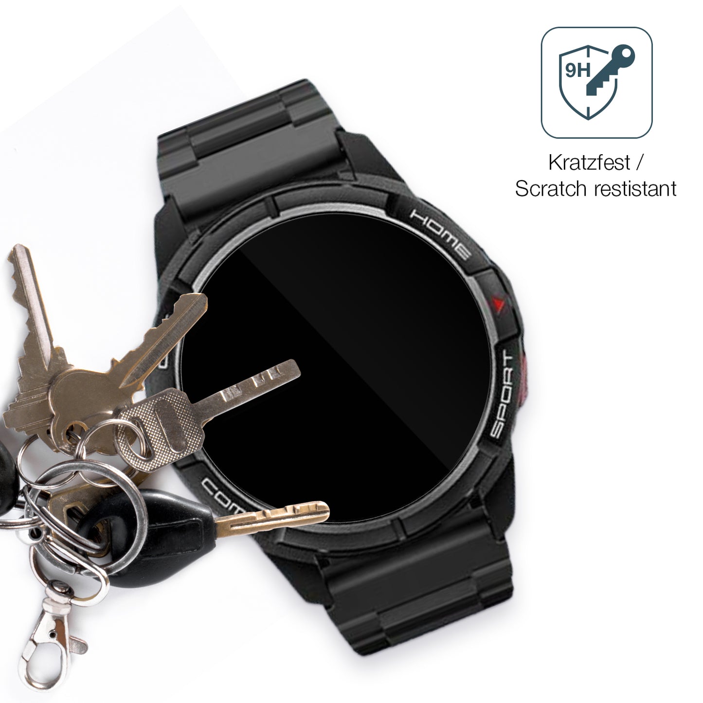 2x 9H Schutzfolie für Xiaomi Mibro GS Active Panzerfolie