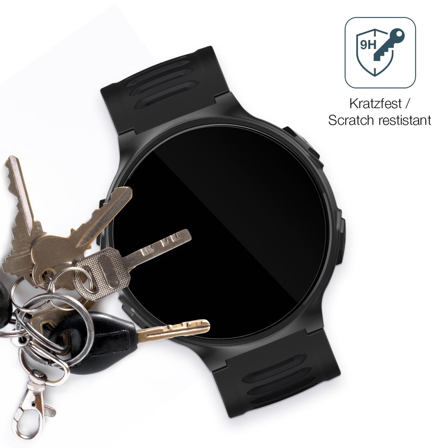 2x 9H Schutzfolie für Kiprun GPS 500 Coros Panzerfolie
