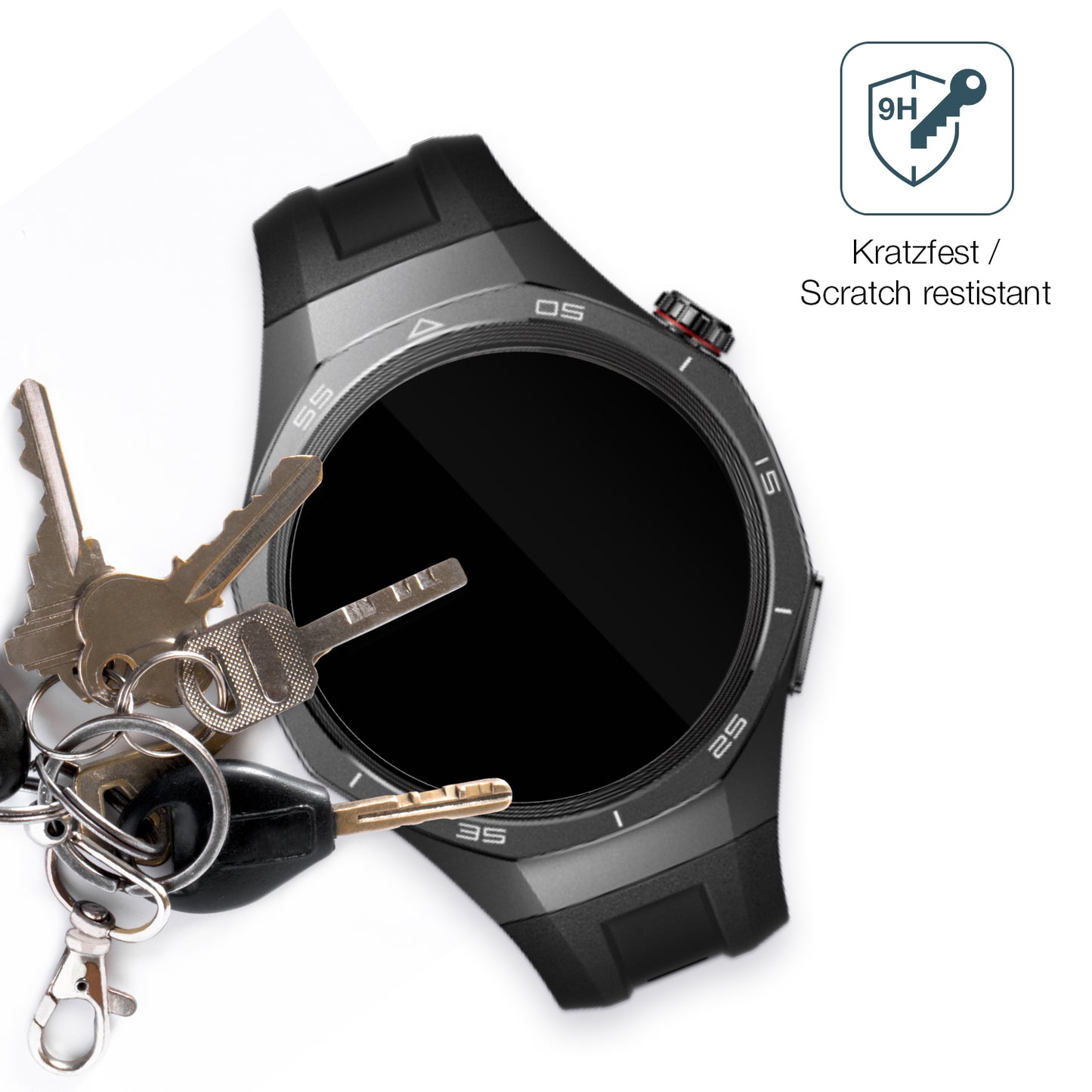 2x 9H Schutzfolie für Huawei Watch GT5 Panzerfolie