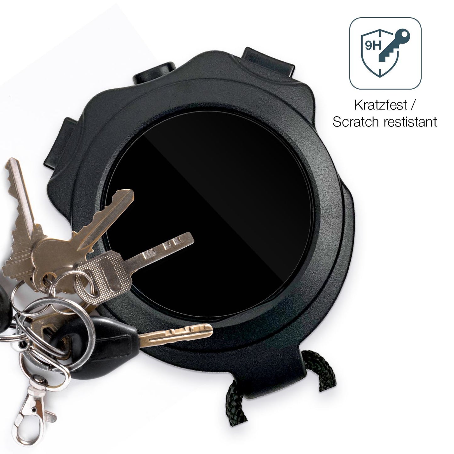 2x 9H Schutzfolie für Stoptec Stoppuhr HC-5 Panzerfolie