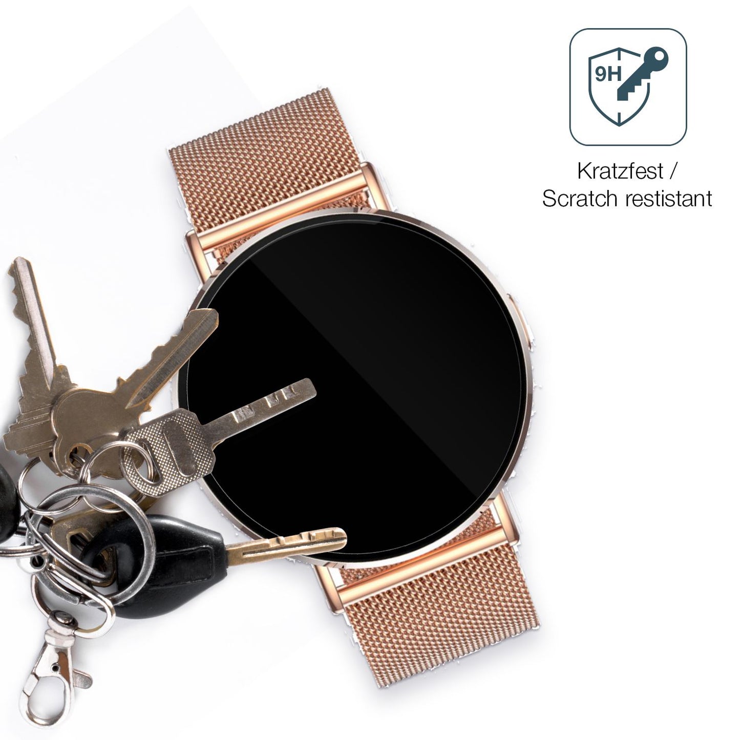 2x 9H Schutzfolie für Levowatch Eve 1.3 Zoll Panzerfolie