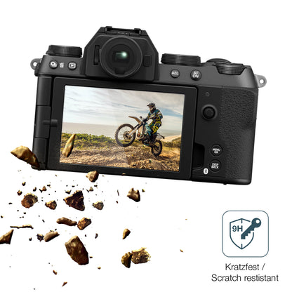 2x 9H Schutzfolie für Fujifilm X-S20 Panzerfolie