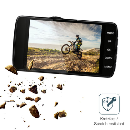 2x 9H Schutzfolie für CHORTAU B-T002 Dashcam Panzerfolie
