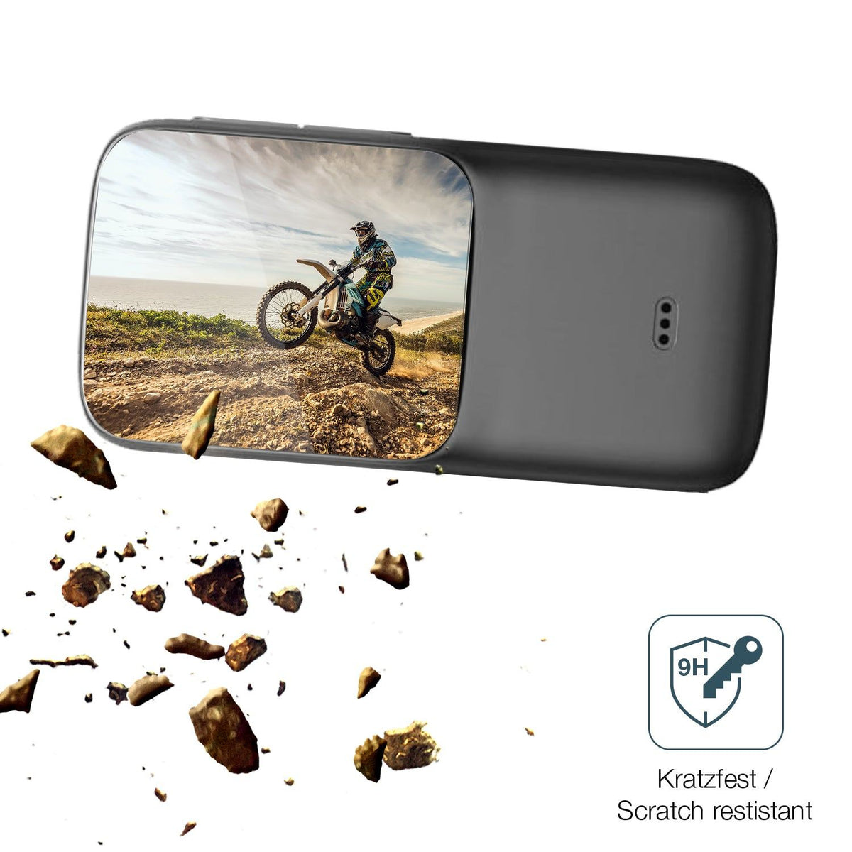 2x 9H Schutzfolie für SJCAM C200 Actioncam Panzerfolie