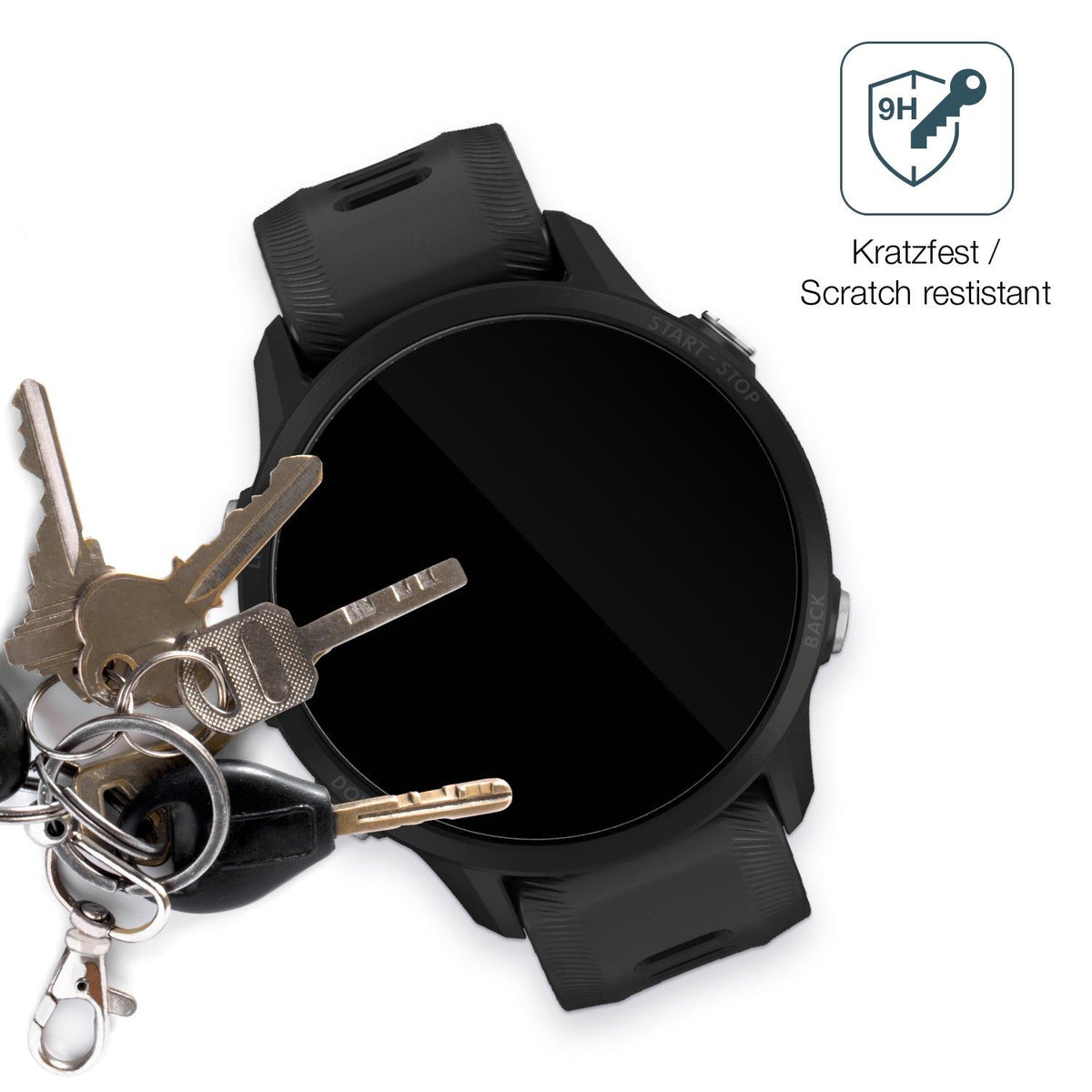 2x 9H Schutzfolie für Garmin Forerunner 955 Panzerfolie