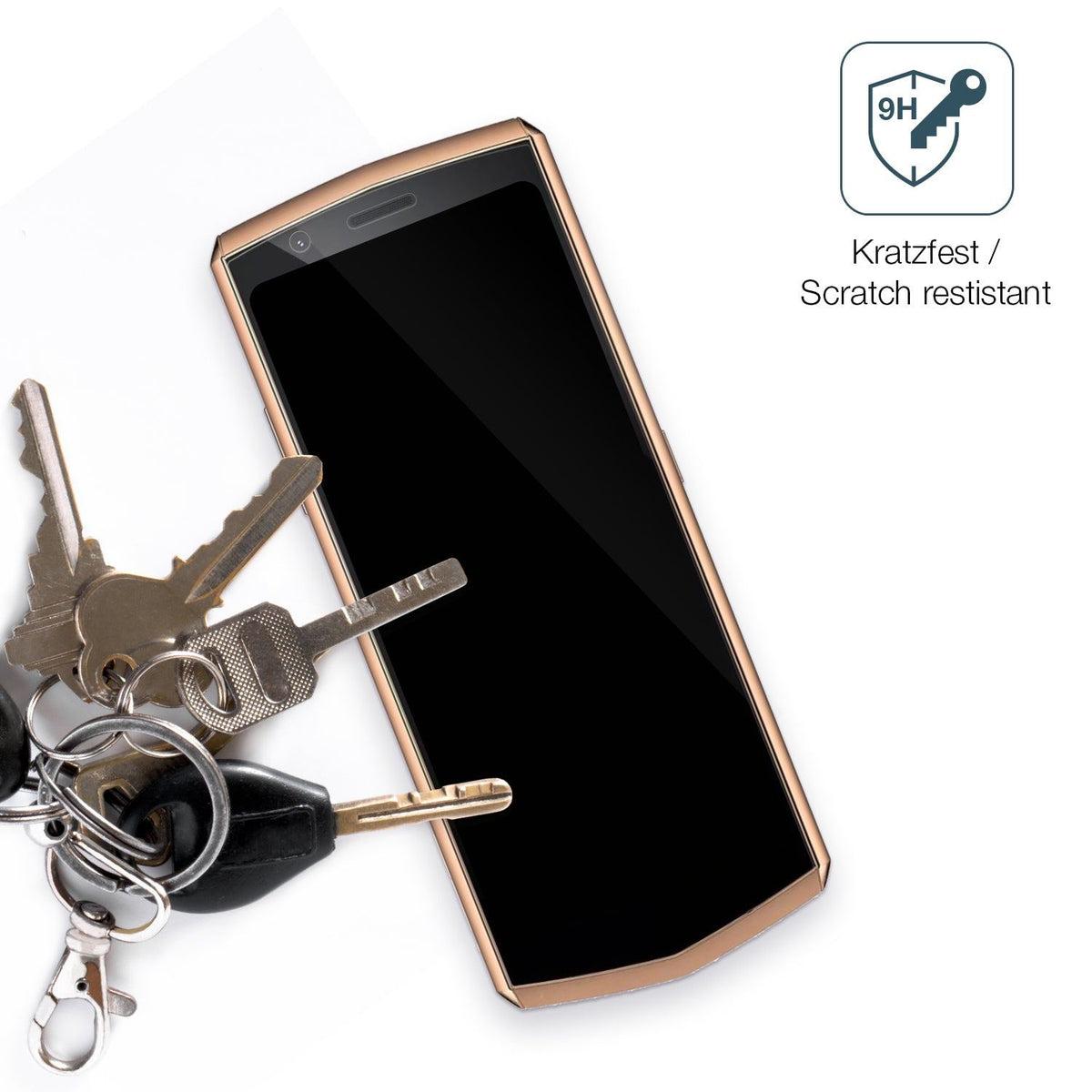 2x 9H Schutzfolie für Cubot Pocket 3 Panzerfolie