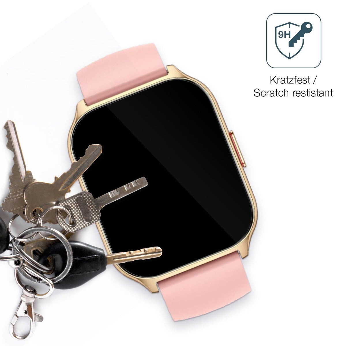 2x 9H Schutzfolie für ZOSKVEE P95 Smartwatch Panzerfolie