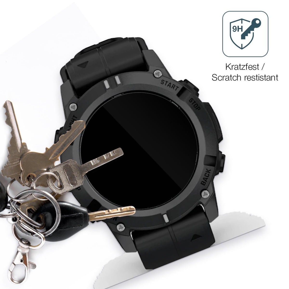 2x 9H Schutzfolie für Garmin Descent G2 Panzerfolie