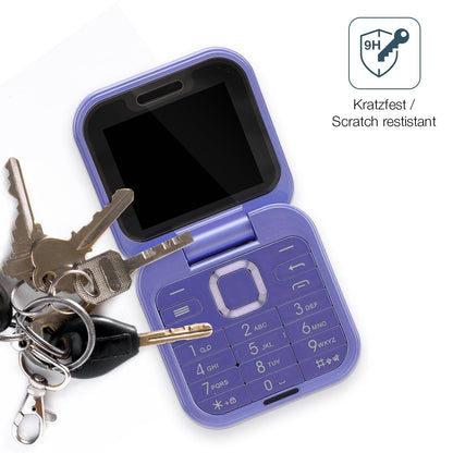2x 9H Schutzfolie für Yunir i16 Pro Senioren-Handy Panzerfolie