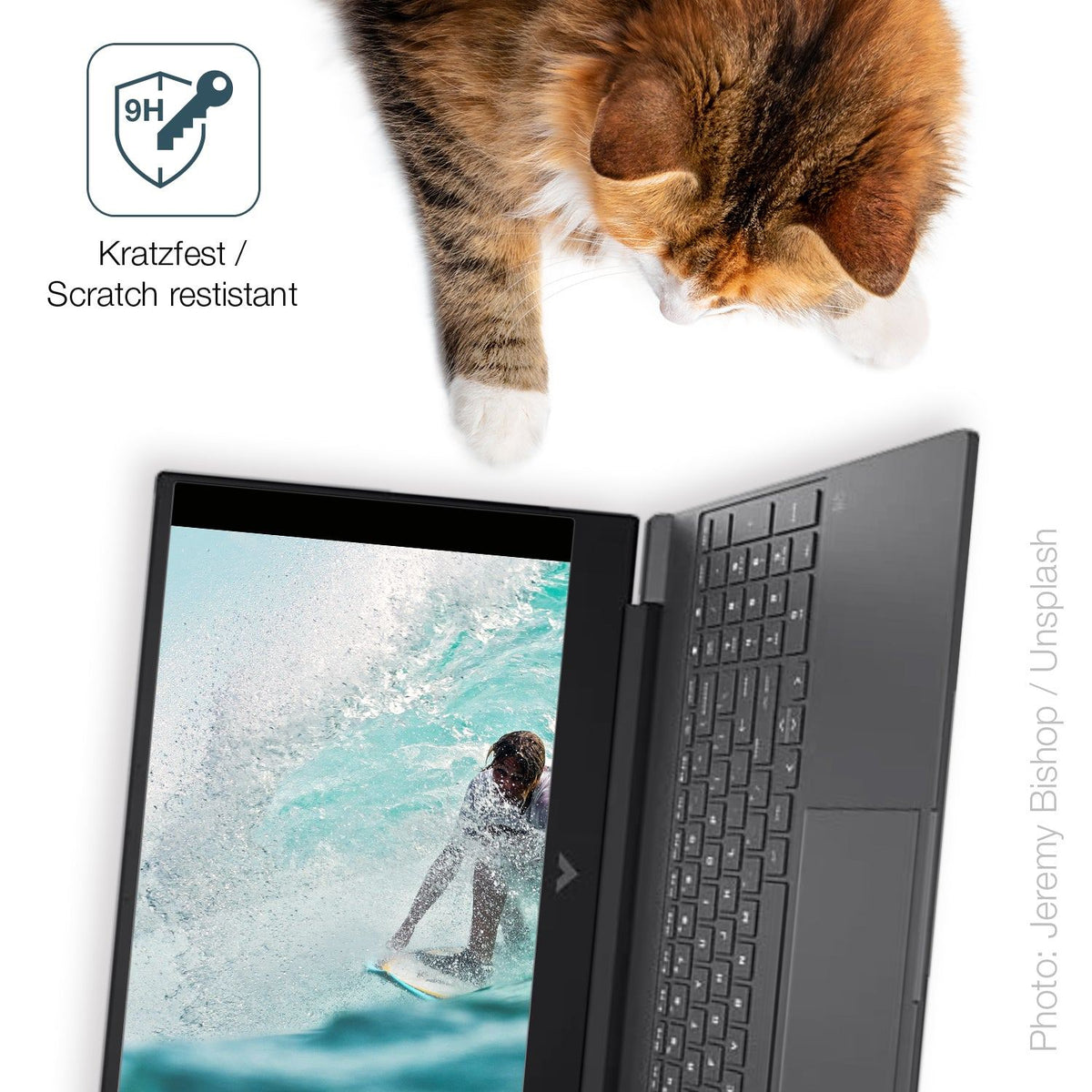 2x 9H Schutzfolie für HP Victus Gaming Laptop Panzerfolie