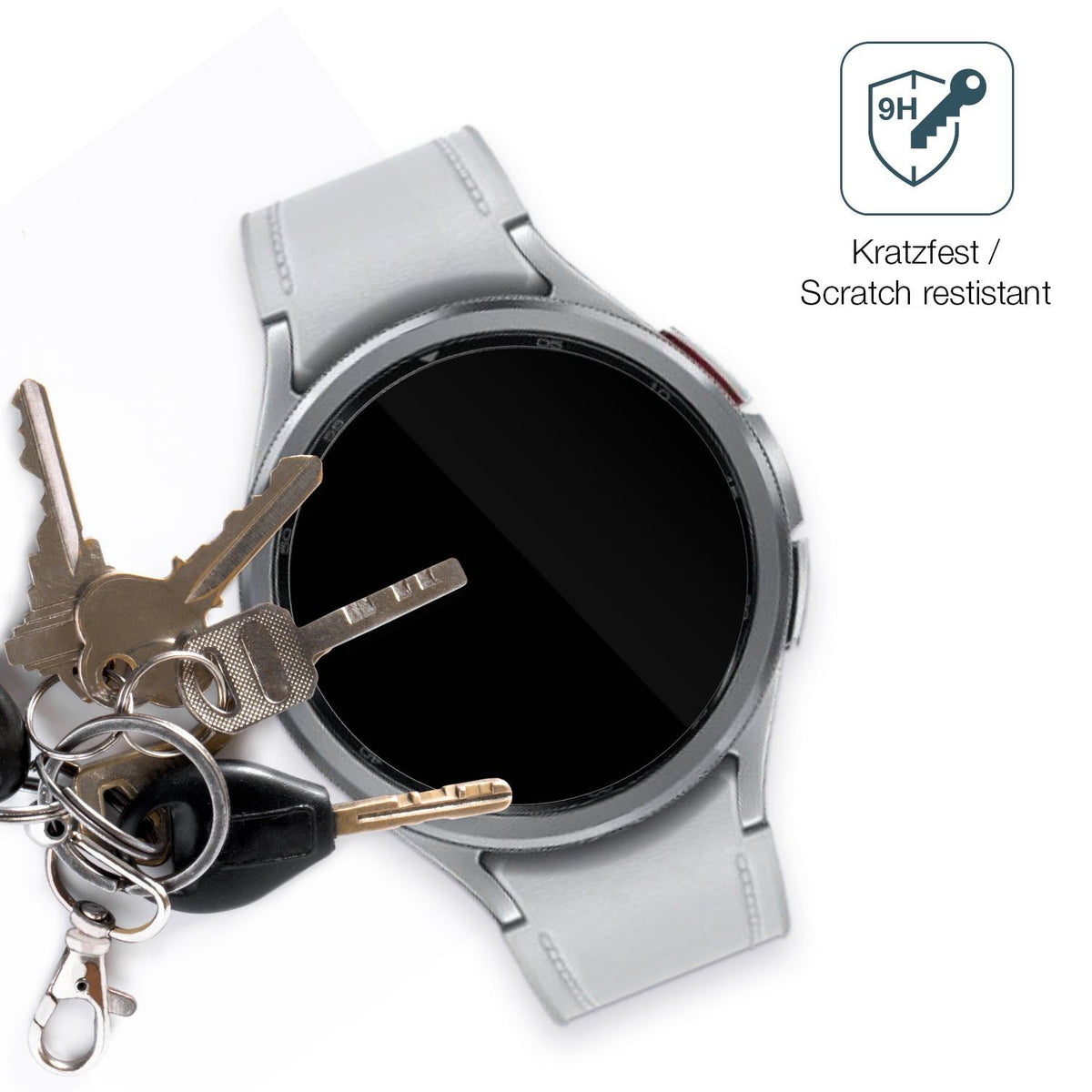 2x 9H Schutzfolie für Samsung Galaxy Watch 6 Classic 47mm Panzerfolie
