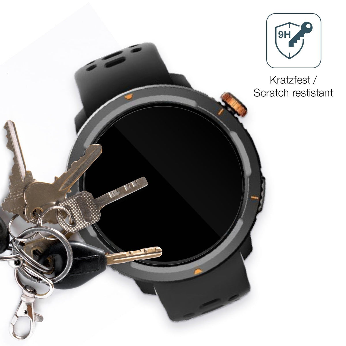 2x 9H Schutzfolie für Hammer Watch 2 Lite Panzerfolie