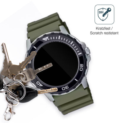 2x 9H Schutzfolie für Casio MTD-125D Panzerfolie