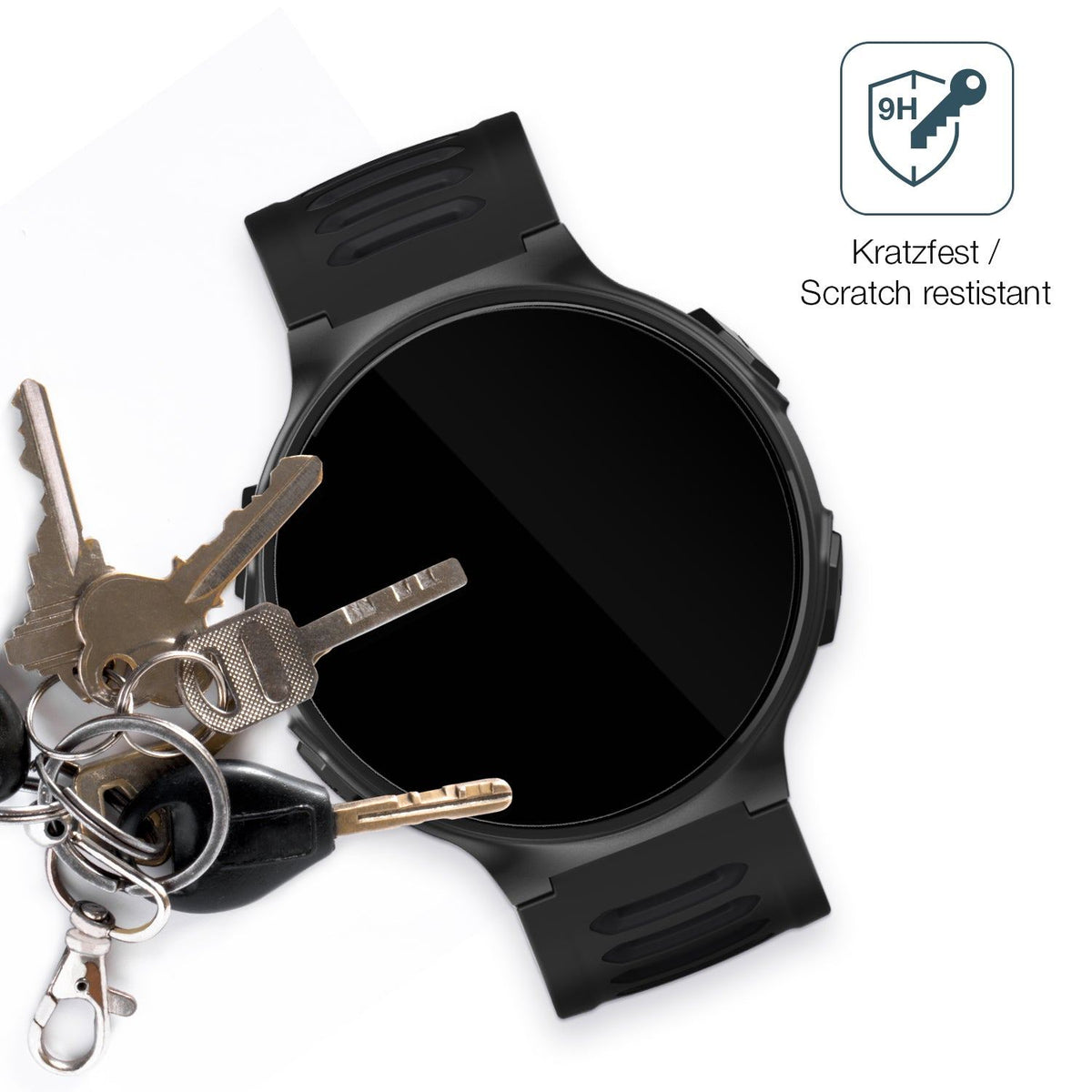 2x 9H Schutzfolie für Kiprun GPS 500 Coros Panzerfolie