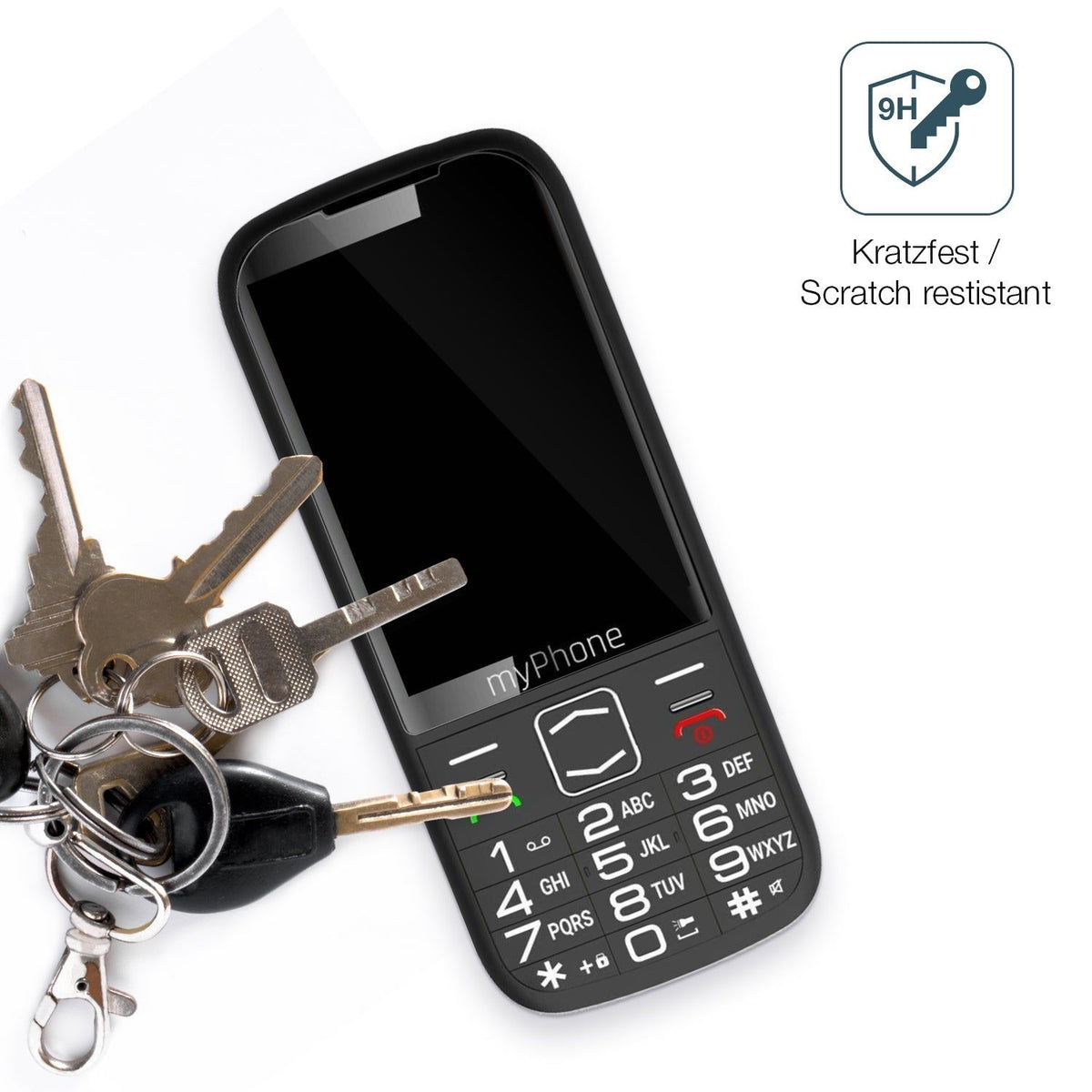 2x 9H Schutzfolie für myPhone Harmony LTE Panzerfolie