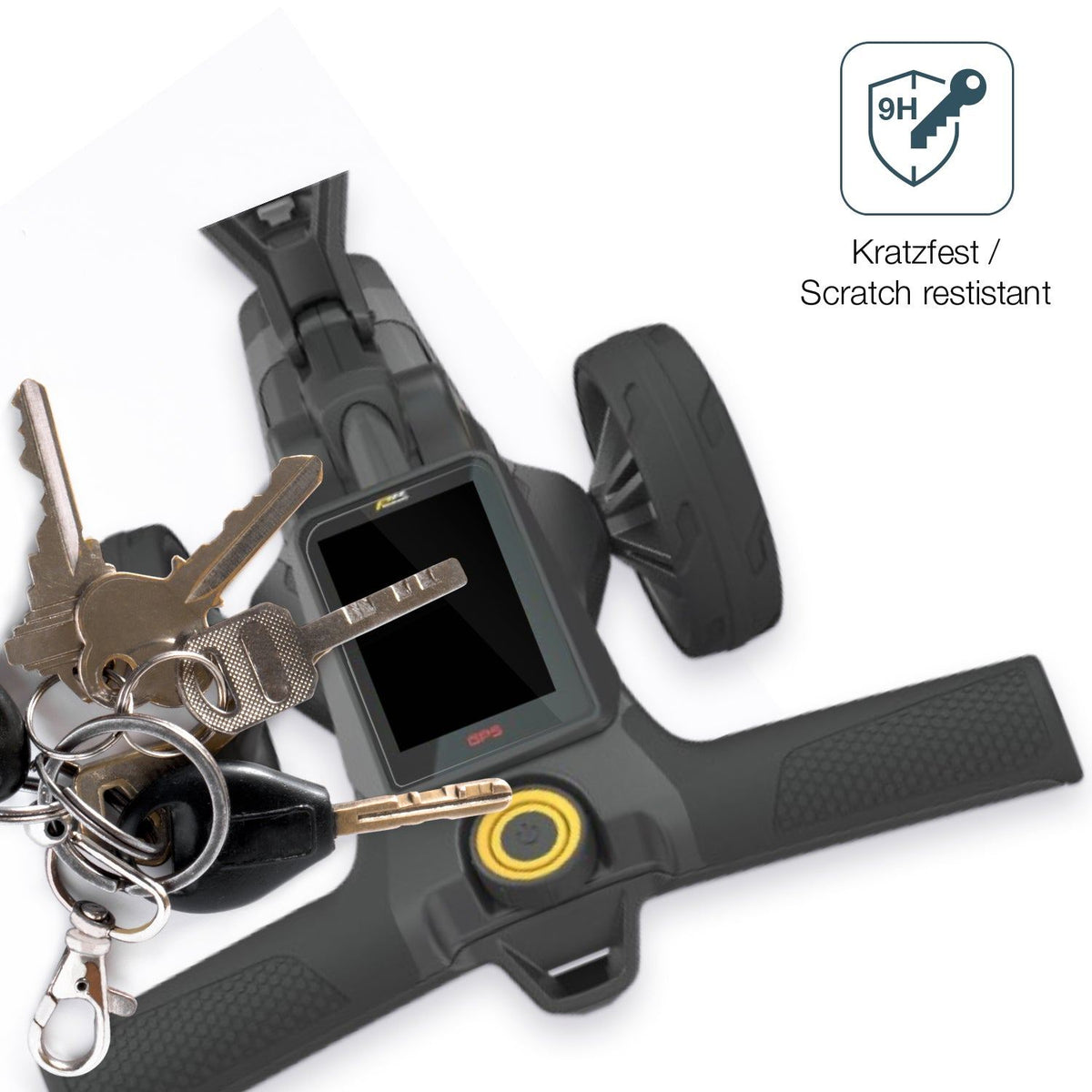 2x 9H Schutzfolie für PowerKaddy Ct10 Panzerfolie