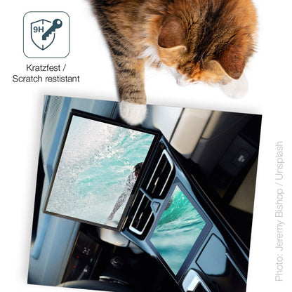 2x 9H Schutzfolie für GWM Wey 05 Dual Touchscreen Panzerfolie
