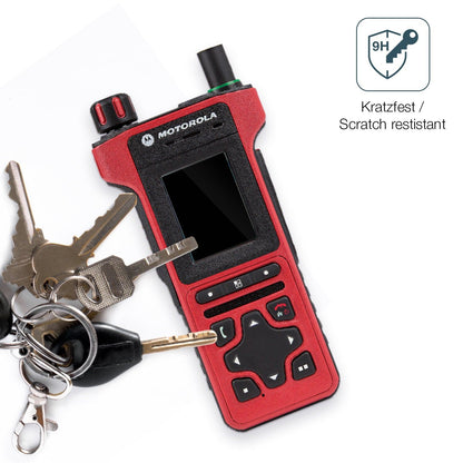 2x 9H Schutzfolie für Motorola MTP8500Ex Panzerfolie