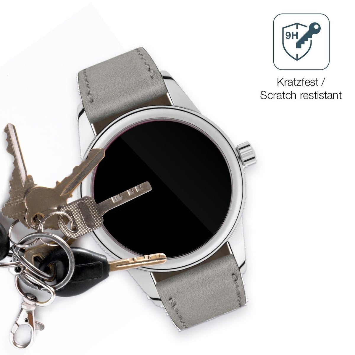 2x 9H Schutzfolie für NOMOS Glashütte Club Panzerfolie