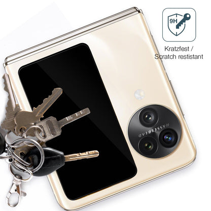2x 9H Schutzfolie für Oppo Find N3 Flip Aussenseite Panzerfolie