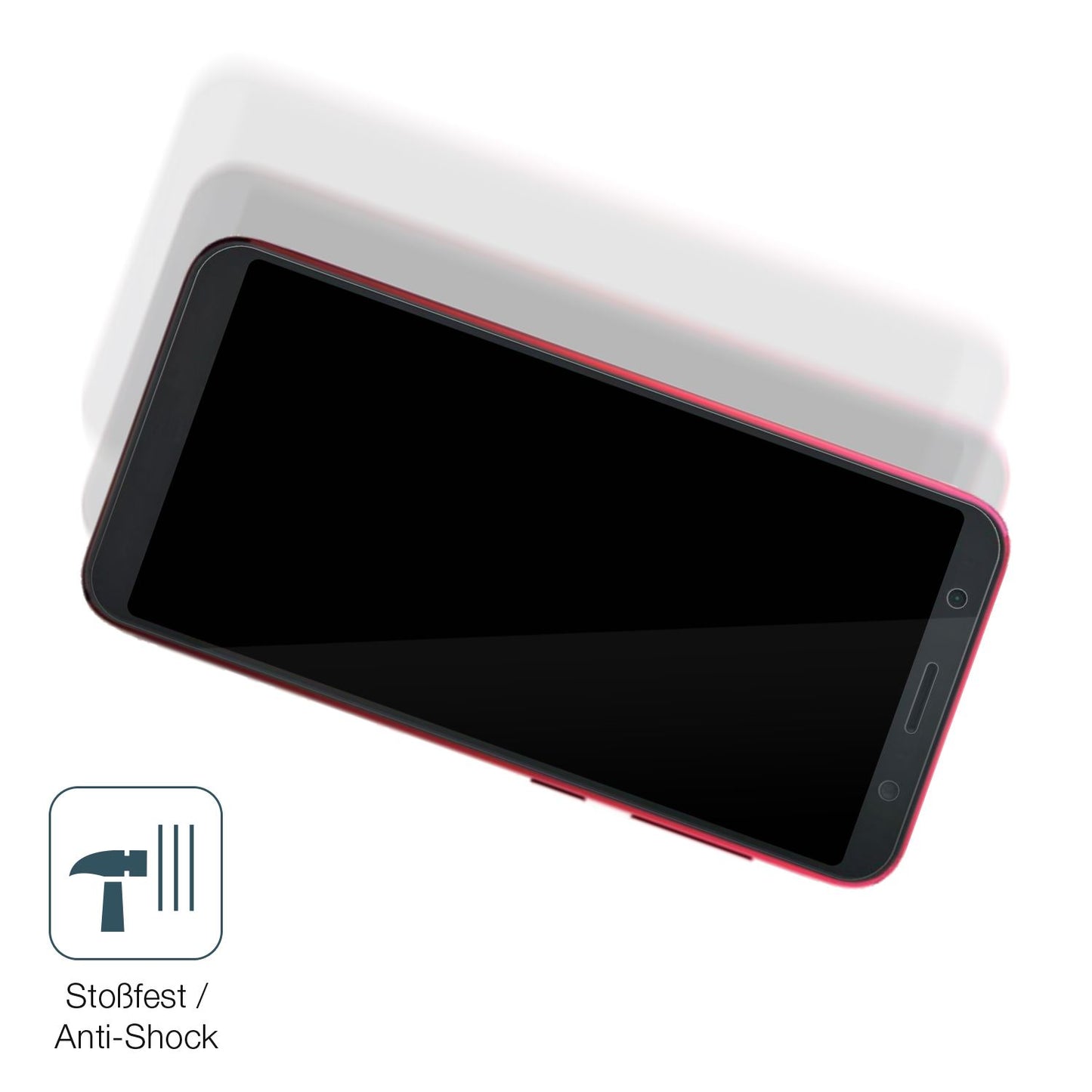 Schutz gegen Kratzer auf dem Asus ZenFone Live (L2) SD425 Glas durch Schlüssel, Stöße gegen die Tischkante oder Stürze