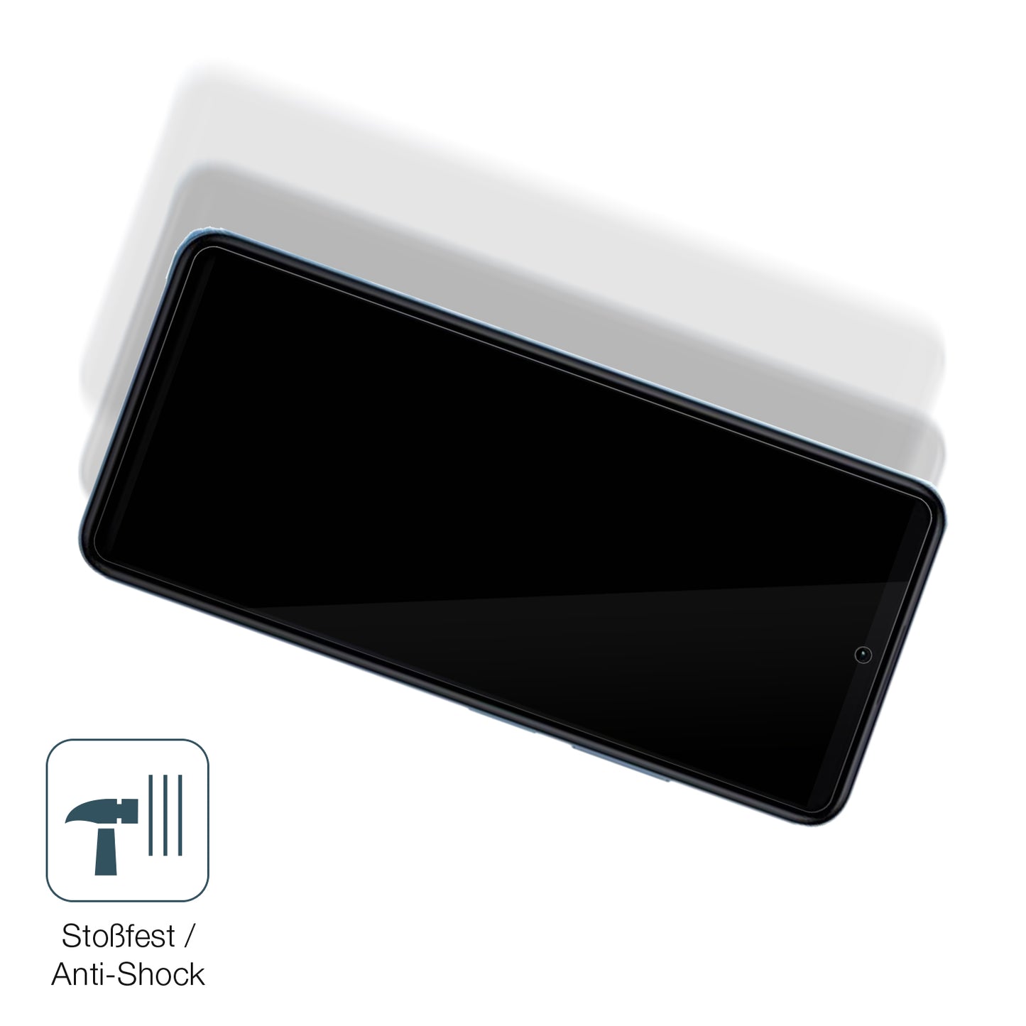 Schutz gegen Kratzer auf dem Xiaomi Redmi Note 11T Pro Plus Glas durch Schlüssel, Stöße gegen die Tischkante oder Stürze