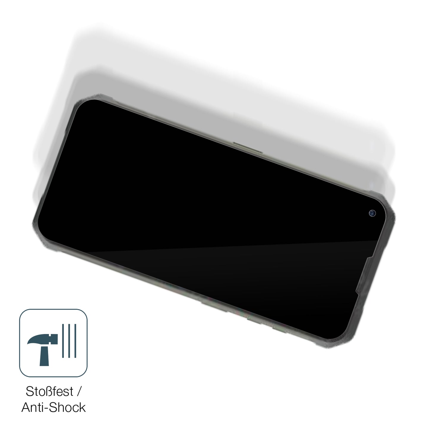 Schutz gegen Kratzer auf dem DOOGEE V10 Glas durch Schlüssel, Stöße gegen die Tischkante oder Stürze