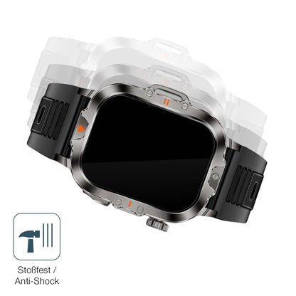 2x 9H Schutzfolie für VicBou 2.01 Zoll Smartwatch Panzerfolie