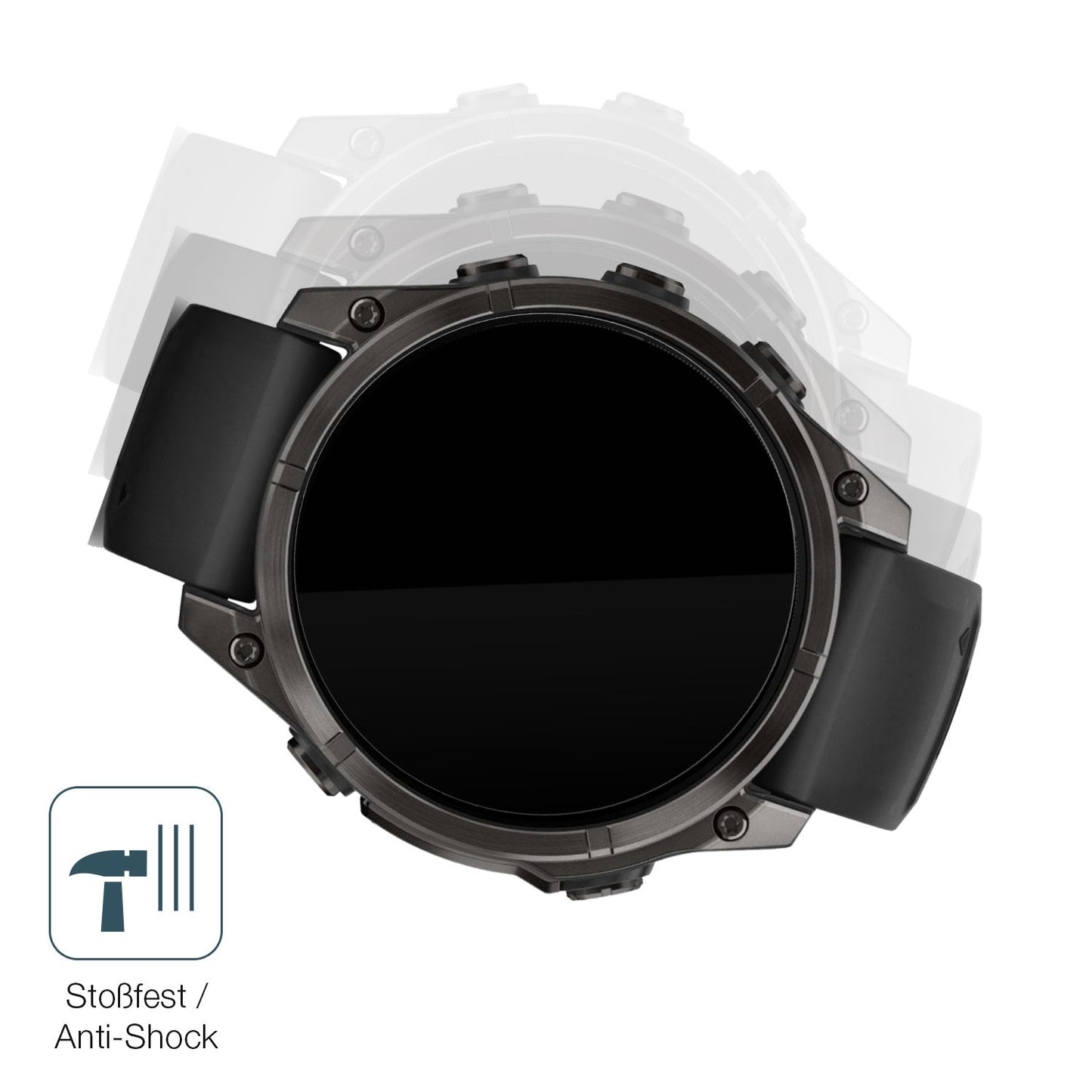 2x 9H Schutzfolie für Garmin Tactix 8 47mm AMOLED Panzerfolie