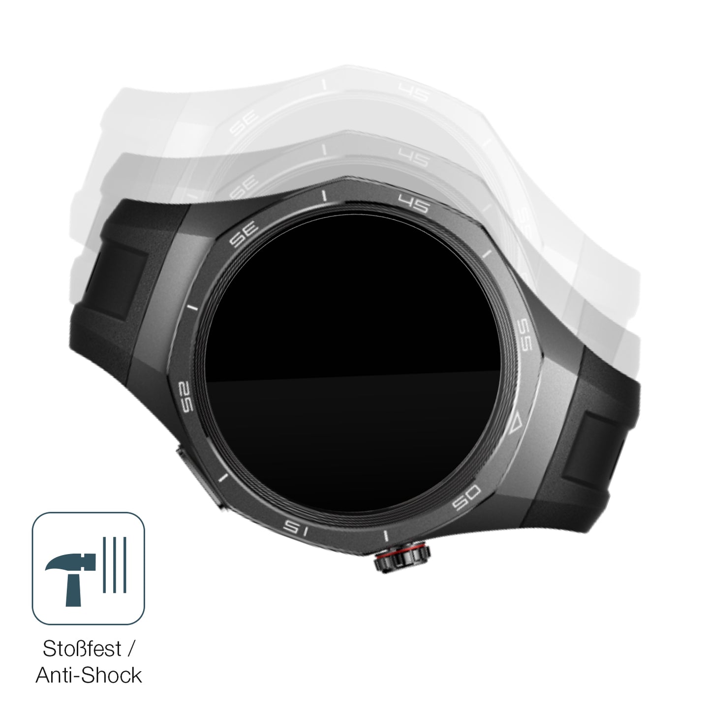 2x 9H Schutzfolie für Huawei Watch GT5 Panzerfolie