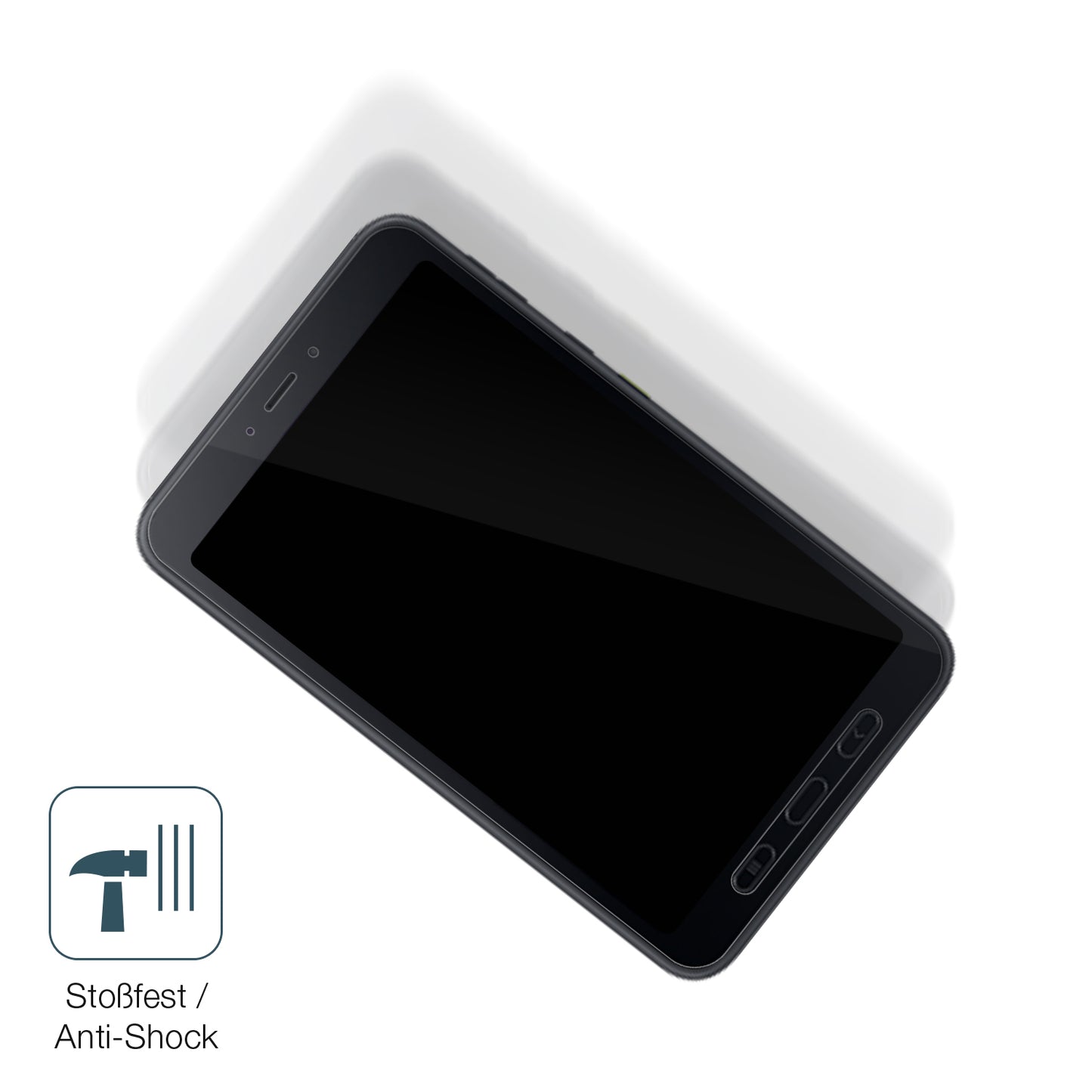 2x 9H Schutzfolie für Samsung Galaxy Tab Active5 Tactical Edition Panzerfolie