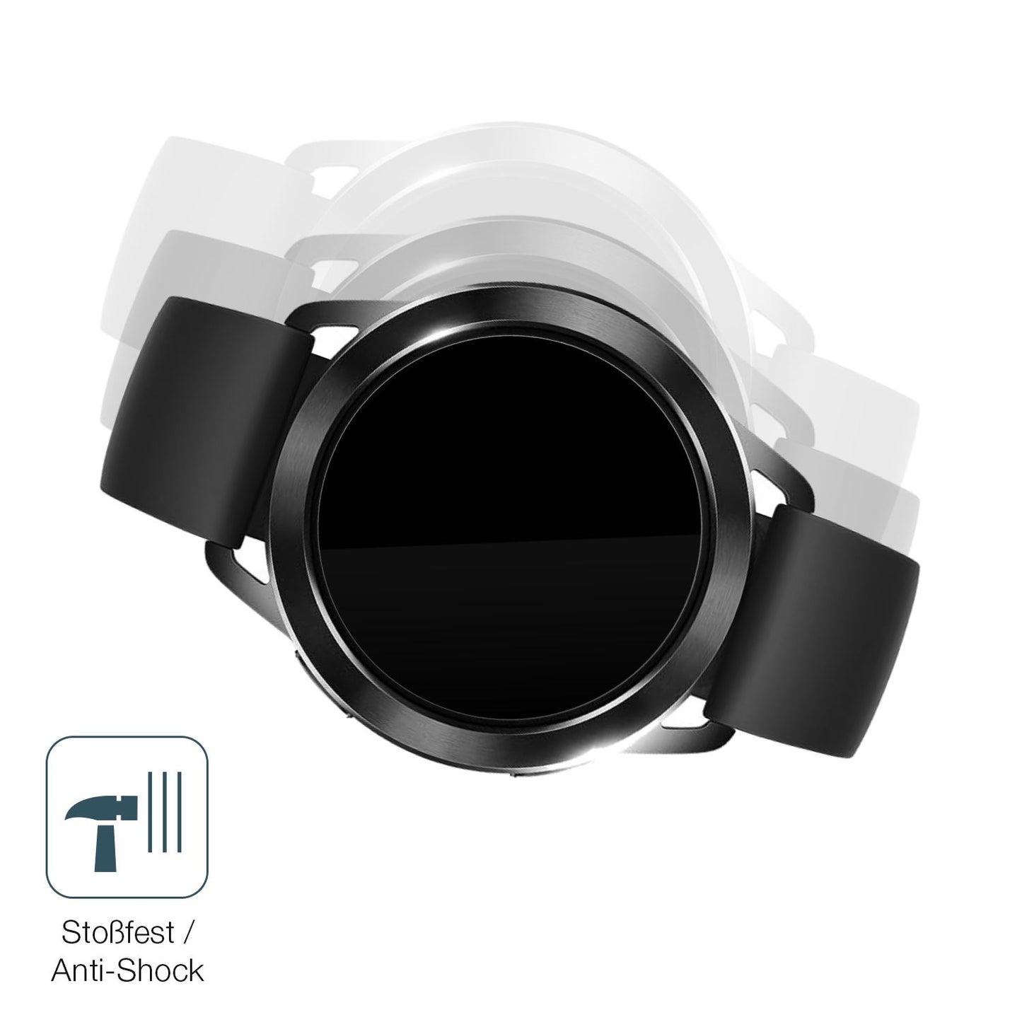 2x 9H Schutzfolie für Xiaomi Watch S3 Panzerfolie