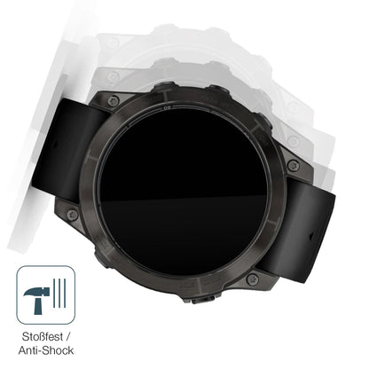 2x 9H Schutzfolie für Garmin Fenix 7 Pro 47mm Panzerfolie