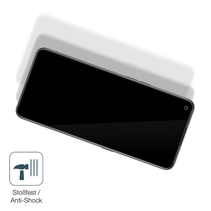 Schutz gegen Kratzer auf dem OnePlus Nord CE 2 5G Glas durch Schlüssel, Stöße gegen die Tischkante oder Stürze