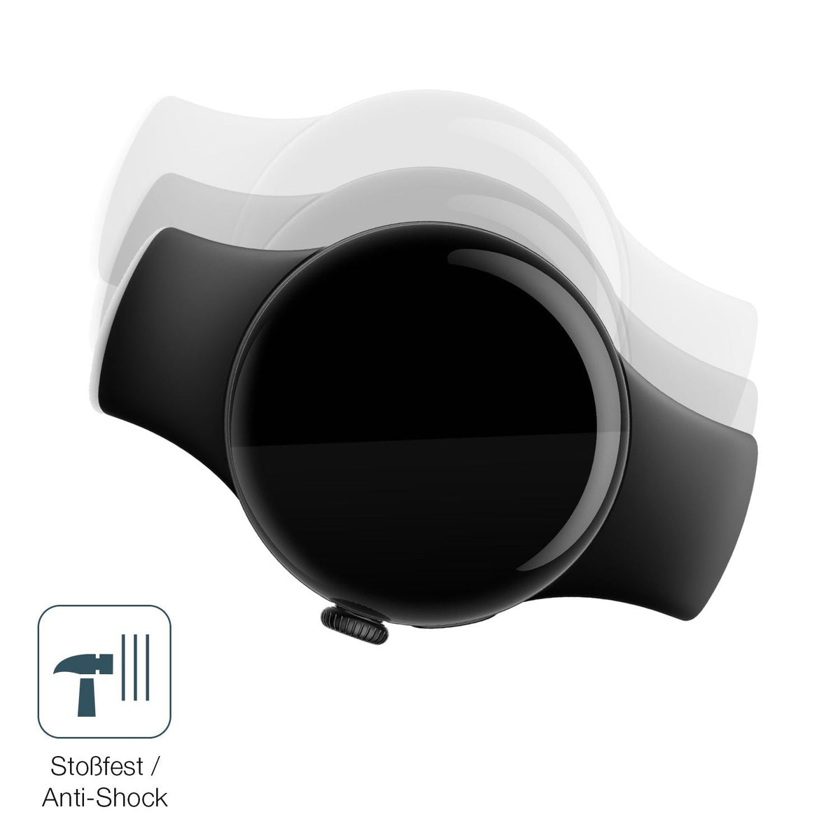 2x 9H Schutzfolie für Google Pixel Watch 1 Panzerfolie
