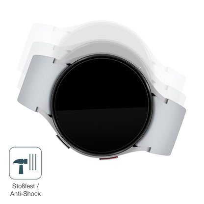 2x 9H Schutzfolie für Samsung Galaxy Watch 6 44mm Panzerfolie