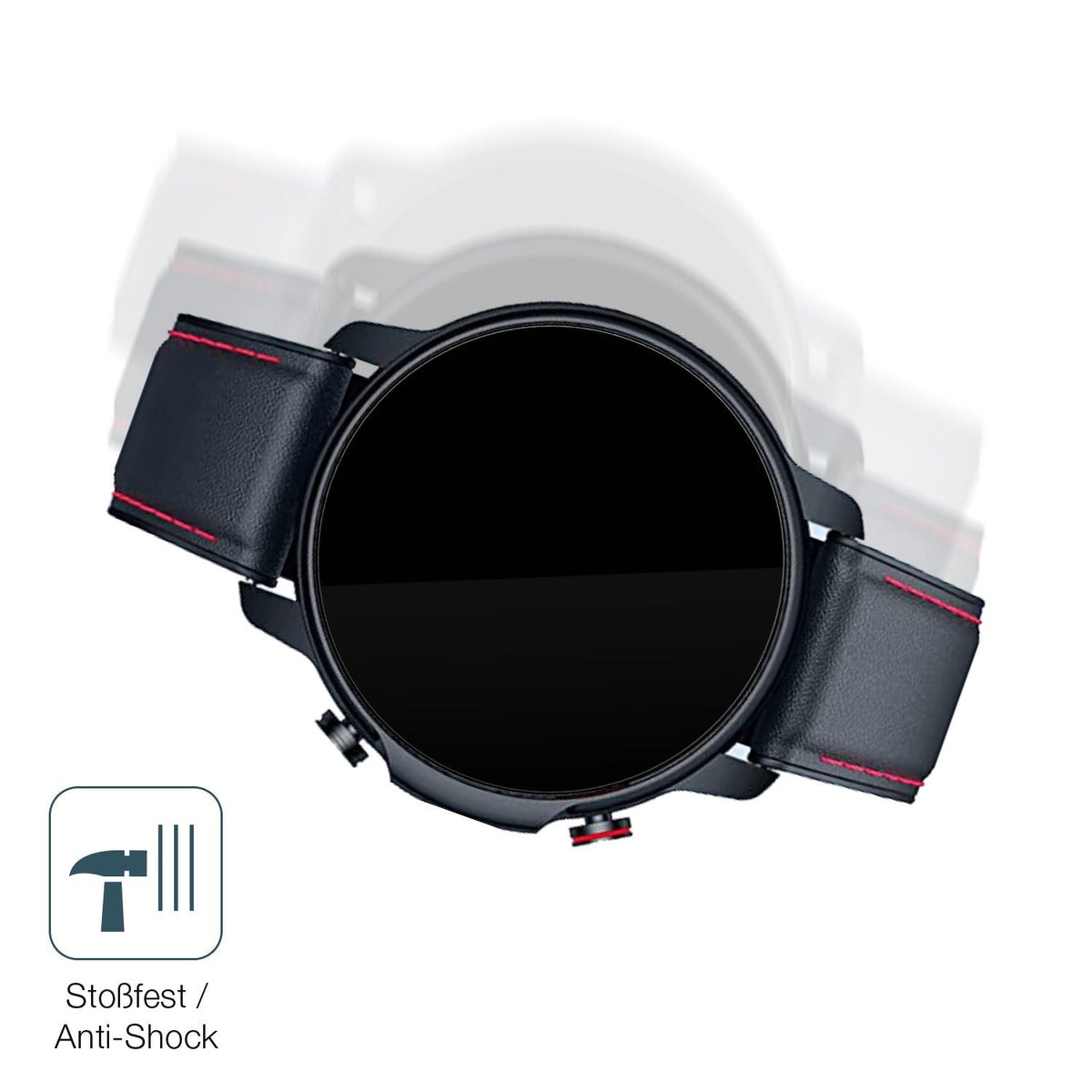 1x 9H Schutzfolie für Motsfit 1,32 Zoll Smartwatch Panzerfolie