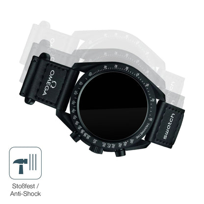 2x 9H Schutzfolie für Omega x Swatch Speedmaster Moonswatch Panzerfolie