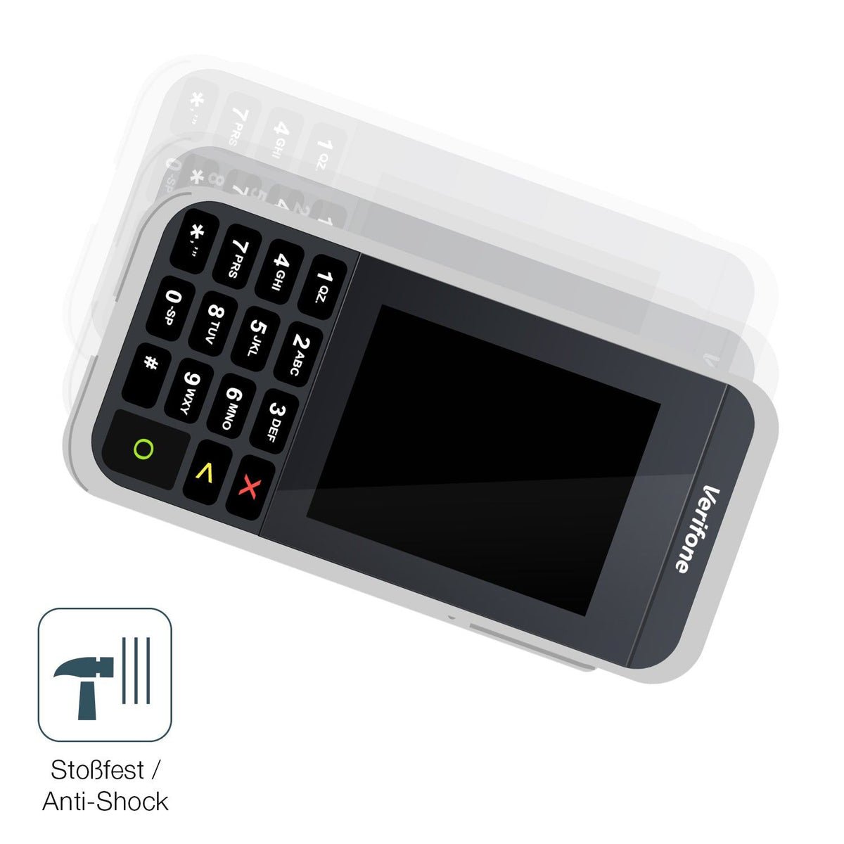 2x 9H Schutzfolie für Verifone e285 Panzerfolie