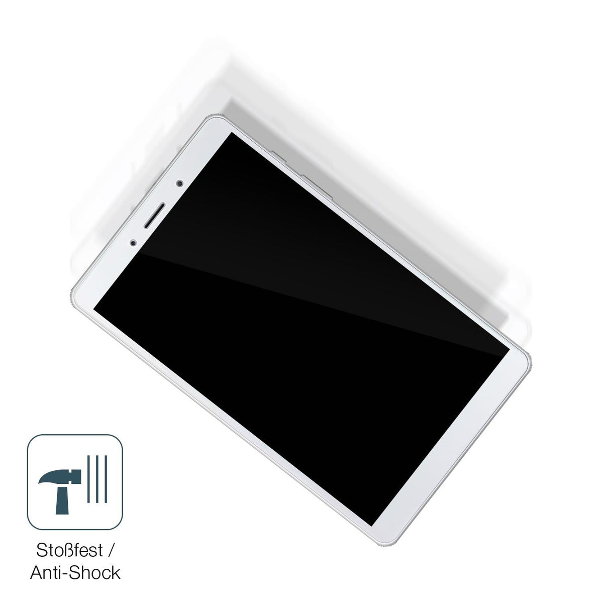 2x 9H Schutzfolie für Samsung Galaxy Tab A8.0 LTE Panzerfolie