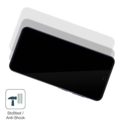 2x 9H Schutzfolie für Samsung Galaxy A55 (case friendly) Panzerfolie
