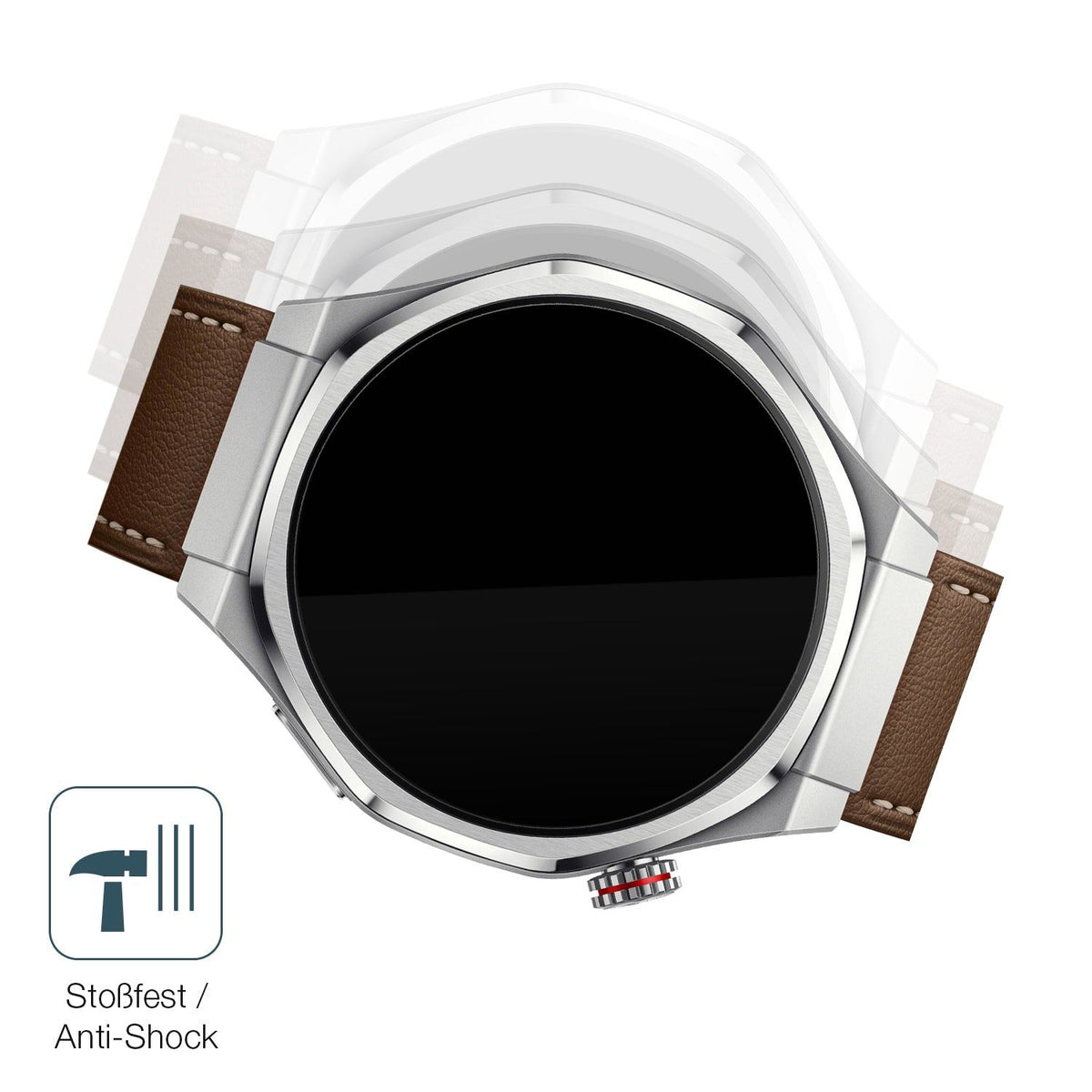 2x 9H Schutzfolie für Honor Watch 5 Ultra Panzerfolie